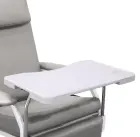 STOLEK VITAL, odkládací a servírovací stolek, světle šedý